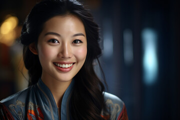 Portrait of an Asian woman