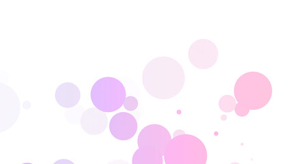 カラフルな淡い色のパーティクル、つぶつぶ、泡、点々、光の粒、丸