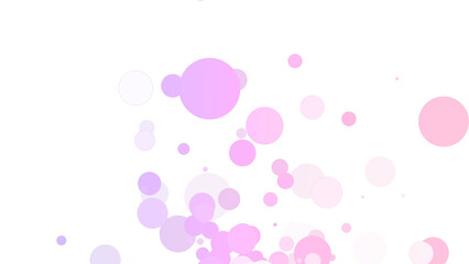 カラフルな淡い色のパーティクル、つぶつぶ、泡、点々、光の粒、丸