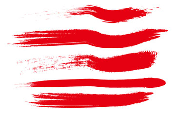 毛筆の素材。ブラシタッチのテクスチャー