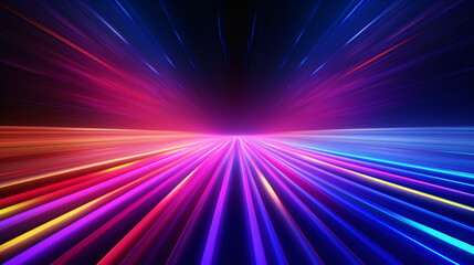 Neon laser lines abstract background 