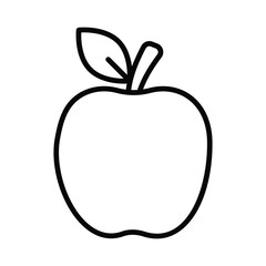 Apple icon vector stock illustration
