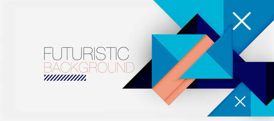 Triangle Vector Background Illustration For Wallpaper, Banner, Background, Card, Book Illustration, landing page