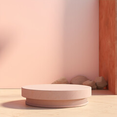 Beautiful 3D background. Mockup, template to present your product