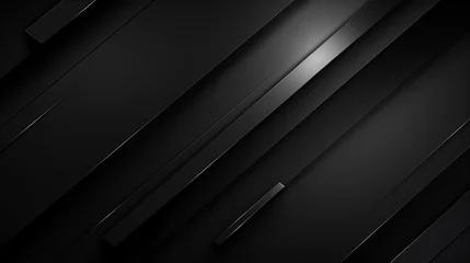 Foto op Plexiglas black background metal square pattern. black background with square shapes. © Nenone