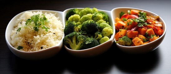 Vegetable Rice for four
