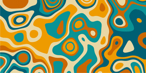 Fototapeta premium Abstract colorful paper cut background design .Modern vector illustrations with hand drawn organic shapes.Trendy multicolor contemporary design for prints, flyers,banners covers design..