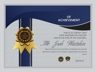 certificate template with a traditional frame and a contemporary design, diploma, and vector graphics