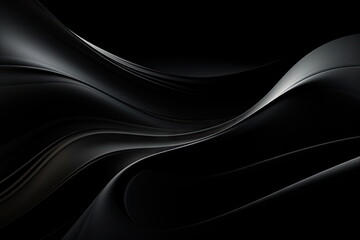 Smooth black background abstract gradient