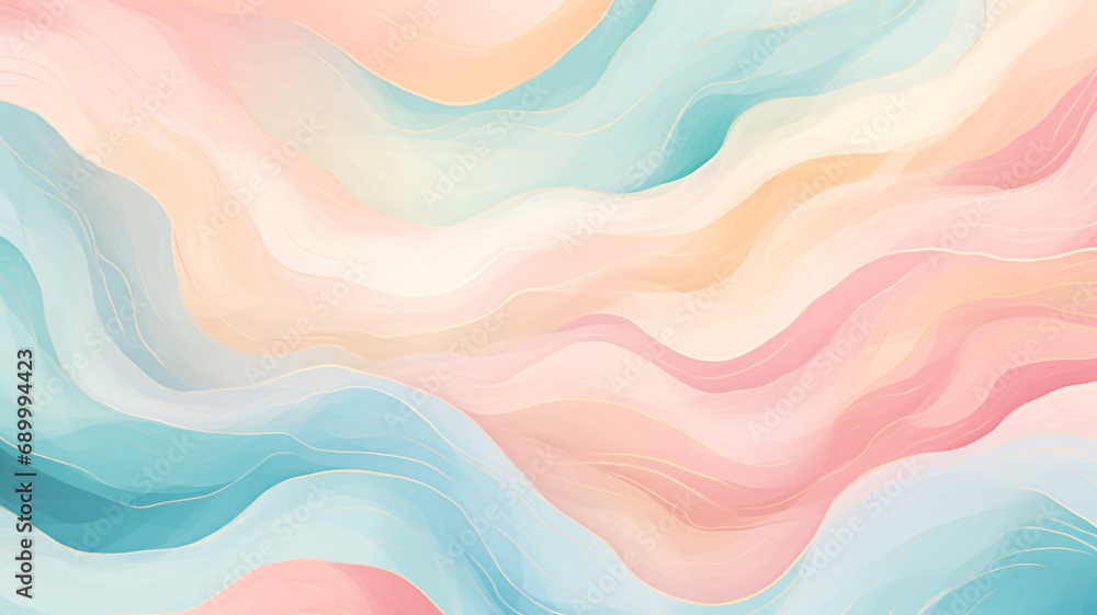 Poster abstract colorful background with waves