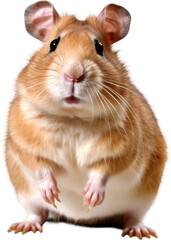 Picture of a hamster isolated on transparent background, png
