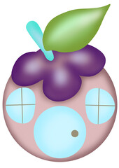 Super cute cartoon house.