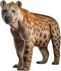 Stof per meter Picture of a hyena isolated on transparent background, png © Zamora Design