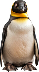 Naklejka premium Picture of a penguin isolated on transparent background, png