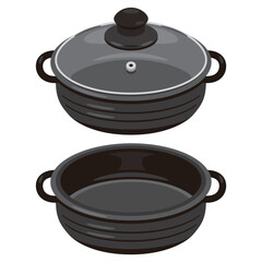 黒い鍋セット
