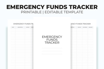 Emergency Funds Tracker KDP Interior