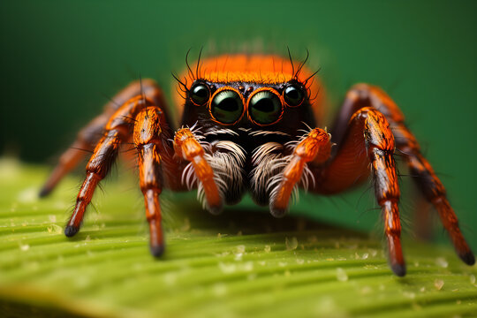 cute 3D rendered jumping spider
