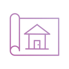 home icon with white background vector stock illustration