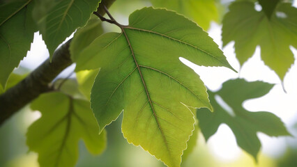 tree leaves 16:9 5120*2880