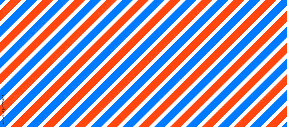 Aufkleber barber shop pole background. abstract diagonal line seamless pattern. striped repeating wallpaper. r
