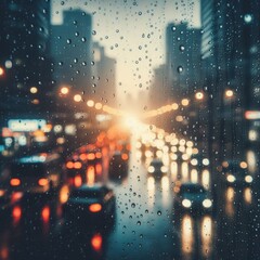 Fototapeta premium night city street