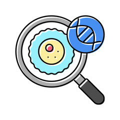 stem cell research biomedical color icon vector. stem cell research biomedical sign. isolated symbol illustration