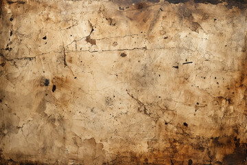 Aged paper texture. Old paper, background. Generated by artificial intelligence