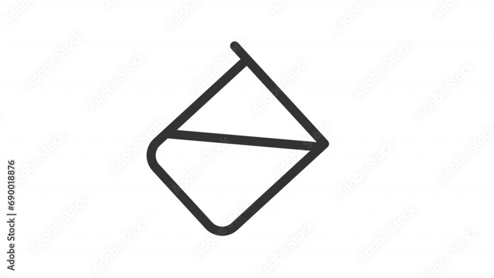 Poster collection of black thin line icon animations representing color editing, hd video with transparent 