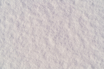 Flat lay natural snow background under sunlight,outdoor,winter