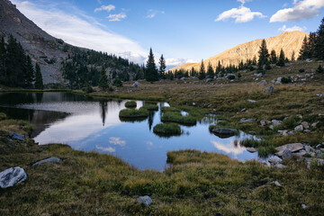 Fototapeta na wymiar Alpine Lake in the Holy Cross Wilderness, Colorado