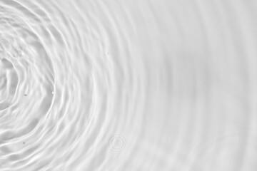 Abstract white transparent water shadow surface texture natural ripple background
