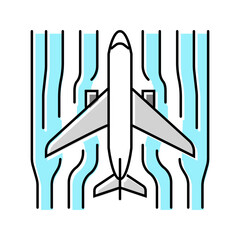 aerodynamics aeronautical engineer color icon vector. aerodynamics aeronautical engineer sign. isolated symbol illustration