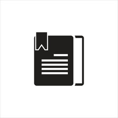 book vector icon line template