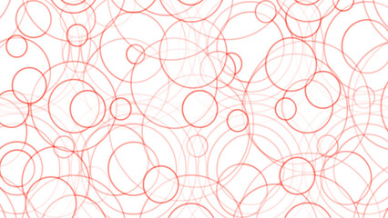 Abstract background with red circles