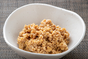 ひきわり納豆。
