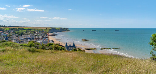 Gold beach near Arromanches-les-Bains