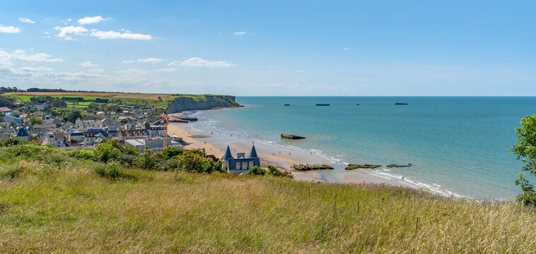 Gold beach near Arromanches-les-Bains