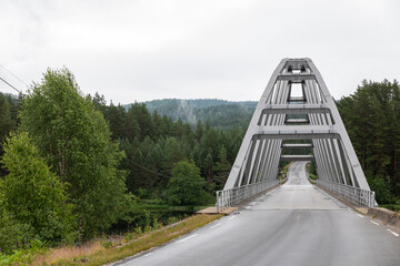 Bridge near Kilefjorden in Norway
