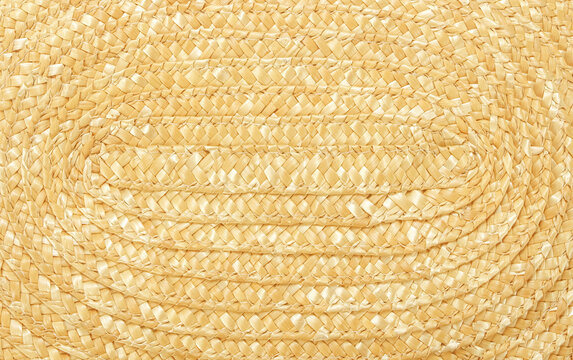 Woven straw texture abstract background