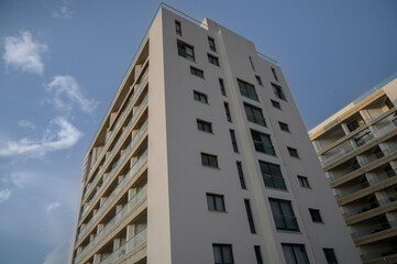 residential complex with white houses in winter in Northern Cyprus 2