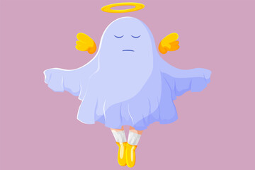 Halloween Ghost Character Design Illustration