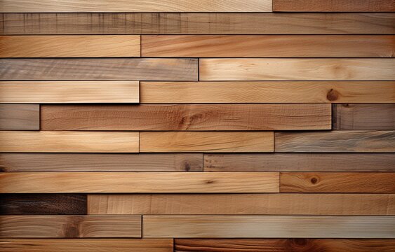 Wooden planks. Textured background with natural wood lather arrangement and pattern .