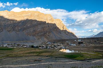 Fototapeta premium landscape of spity valley in india