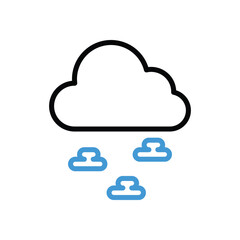 Fog Icon vector stock illustration