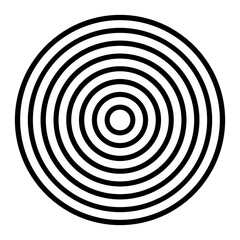 Sonar Or Radar Sound Wave Icon