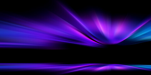 Abstract colorful minimal neon background with glowing wavy line.