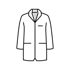 lab coat engineer color icon vector. lab coat engineer sign. isolated symbol illustration