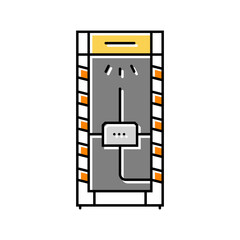 emergency safety shower engineer color icon vector. emergency safety shower engineer sign. isolated symbol illustration