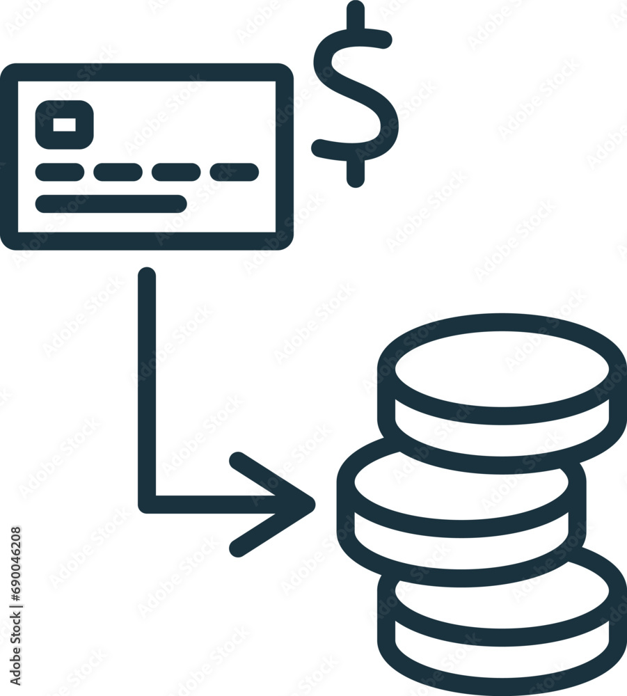 Aufkleber tokenization icon. monochrome simple sign from blockchain collection. tokenization icon for logo, te