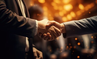 businessmen shaking hands